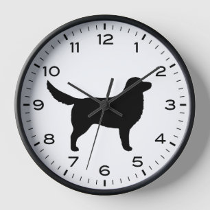 Reloj Silueta de Nova Scotia Duck Tolling Retriever