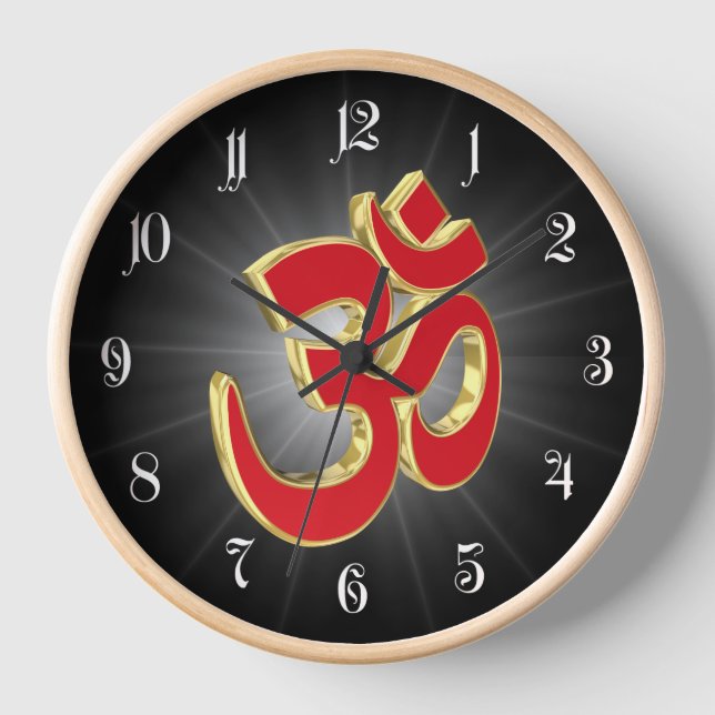 Reloj Símbolo de Om (Anverso)