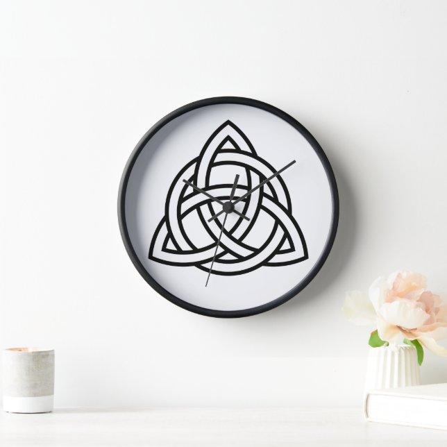 Reloj Símbolo de triquetra de Knot de la Trinidad celta (Hogar)