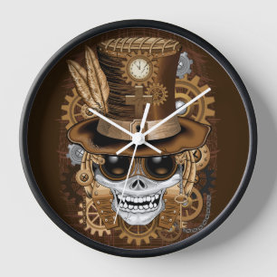 Reloj Skull Steampunk Voodoo Retro Machine