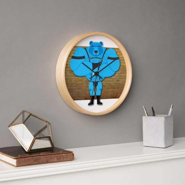 Reloj SlipperyJoe's gay musgo personalizado thong leathe (Oficina)