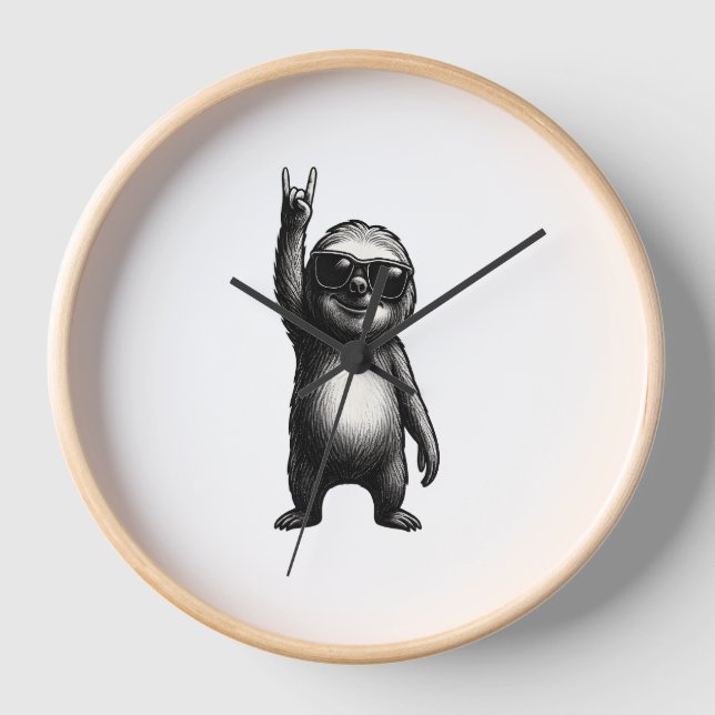 Reloj Sloth Rocking Dance (Anverso)