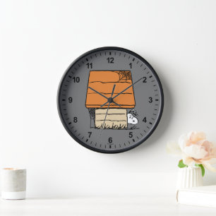 Reloj Snoopy Halloween Spider Web Doghouse