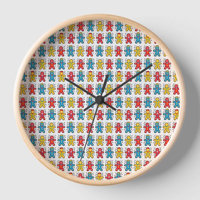 Reloj Snowman Cookie Wall Clock (Anverso)