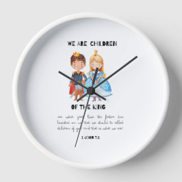 Reloj Somos Hijos De Los Niños De La Guardería King Cute