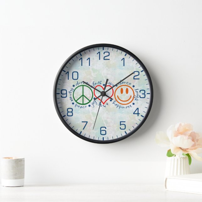 Reloj Sonrisa de amor de paz (Hogar)