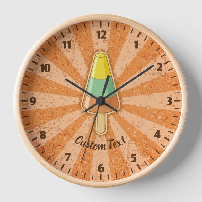 Reloj Sorbete con forma de cono Palo grande (Anverso)