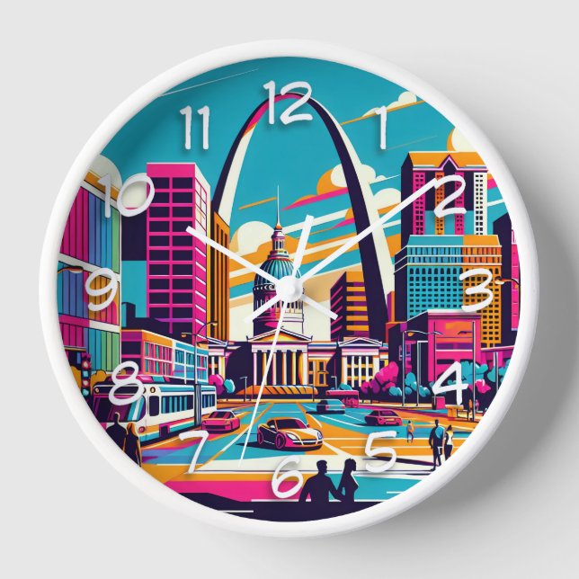 Reloj St Louis, Missouri | El Arco De La Puerta De Enlac (Anverso)