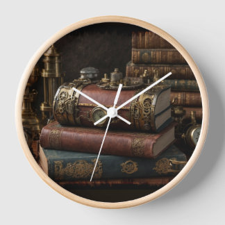 Reloj Steampunk Vintage Books