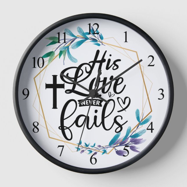 Reloj Su Amor Nunca Falla (Anverso)