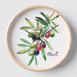 Reloj Subdivisión Olive de color agua