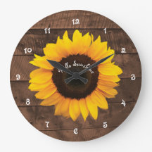 Sunflower and Barn Wood Hola Sunshine