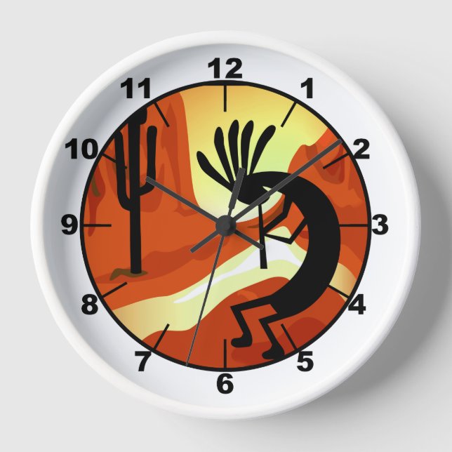 Reloj Sunset del desierto de Kokopelli (Anverso)