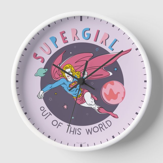 Reloj Supergirl Flying Upwards Illustration (Anverso)