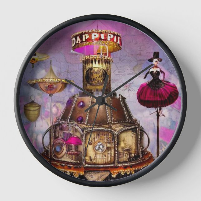 Reloj Surreal Steampunk Circus Ringmaster (Anverso)
