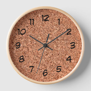 Reloj Tablero de corcho divertido