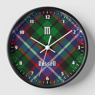 Reloj Tartan del Clan Russell