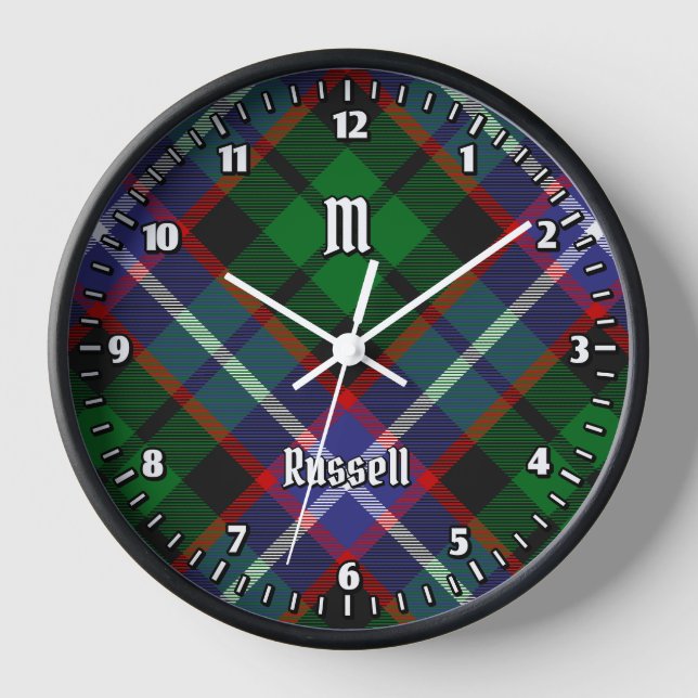 Reloj Tartan del Clan Russell (Anverso)