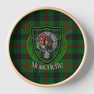 Reloj Tartan y Cresta del Clan Escocés Moncrieffe