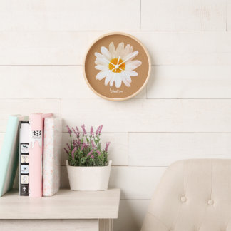Reloj Taza de flor de margarita – Summer Botanical Cozy
