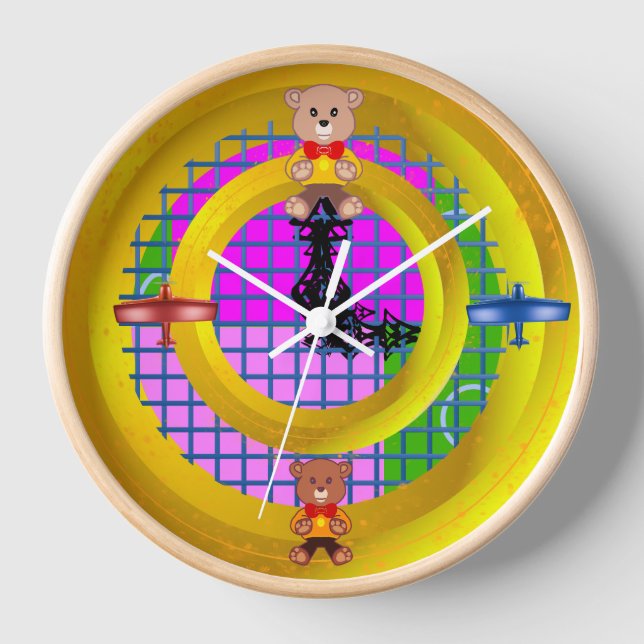 Reloj Teddy to Plane (Anverso)