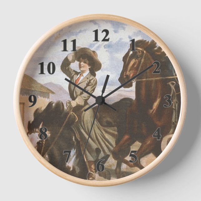 Reloj TEE Cowgirl Old School (Anverso)