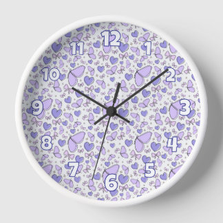 Reloj Tema estético de mariposa violeta