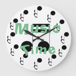 Reloj temático musical de la decoración del tiempo