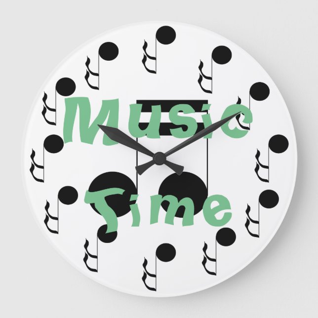 Reloj temático musical de la decoración del tiempo (Anverso)