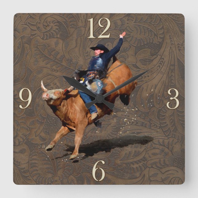 Reloj temático occidental de Rodeo Cowboy (Anverso)