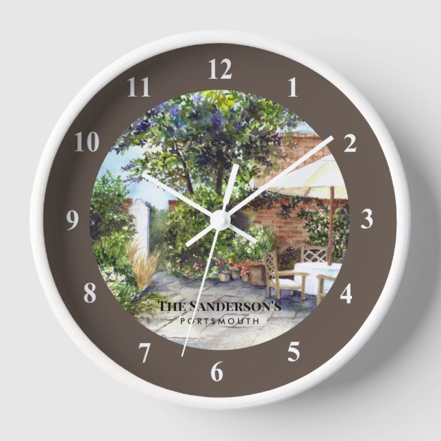 Reloj Terraza de la Casa Señorial, York (Anverso)