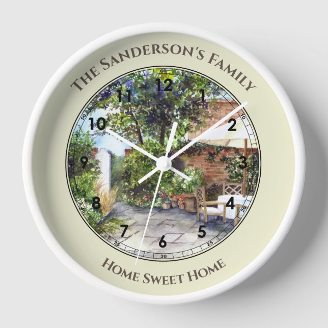 Reloj Terraza de la Manor House York Inglaterra (Anverso)