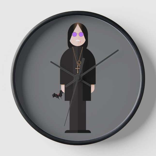 Reloj The Prince of Darkness - Rock Legend Wall Clock (Anverso)