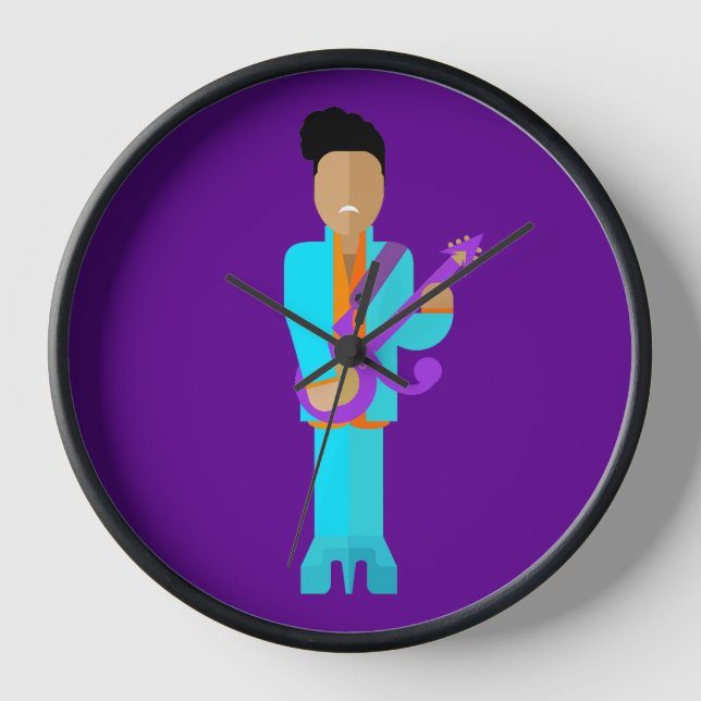 Reloj The Purple Pixie - Funk Legend Wall Clock (Anverso)