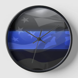 Reloj Thin Blue Line Trooper Flag Saludo