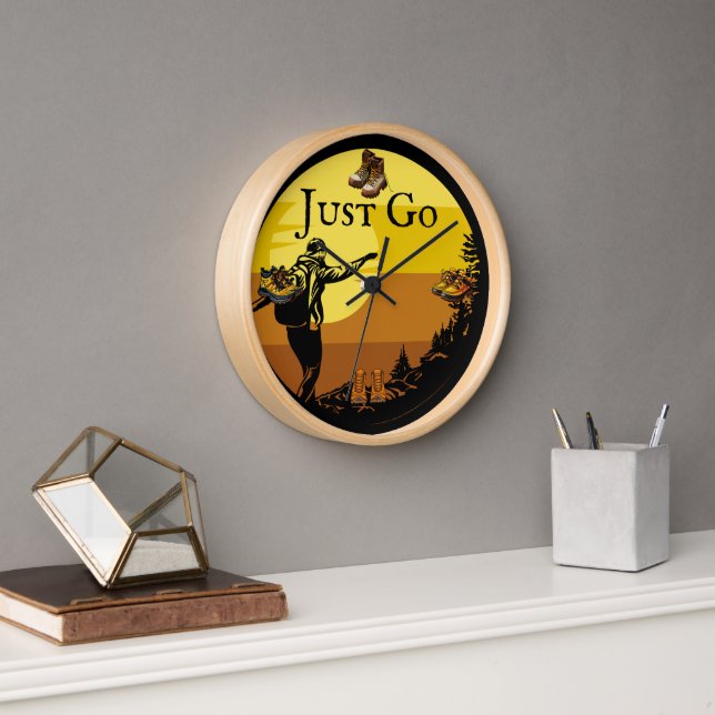 Reloj Tiempo de aventura "Just Go" (Oficina)