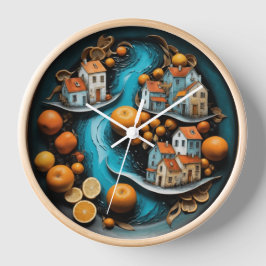 Reloj Tiempo de fruta artístico