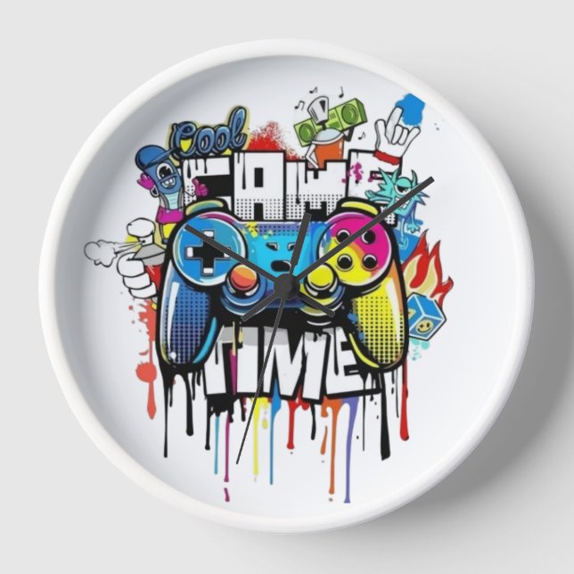 Reloj Tiempo de juego de bloques (Anverso)