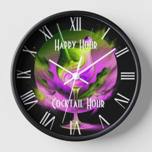 Reloj Tiempo de neón moderno Fiesta personalizado