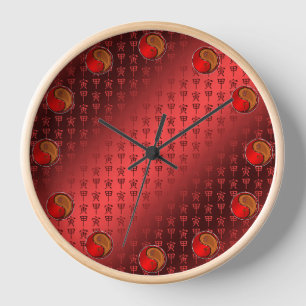 Reloj Tigre de Madera