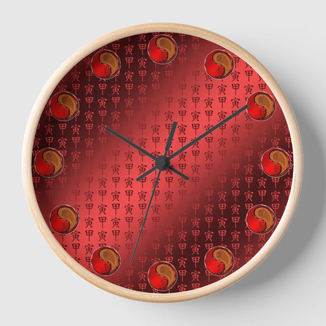 Reloj Tigre de Madera (Anverso)