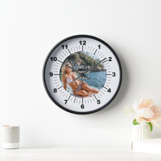 Reloj TIME! ⏰ Custom Wall Clock – Add Your Design