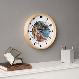 Reloj TIME! ⏰ Custom Wall Clock – Add Your Design