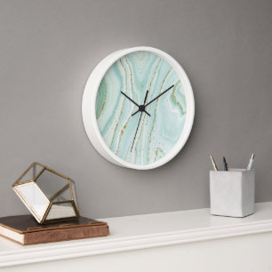 Reloj Tipografía, estilo vintage, ambiente retro, acuare