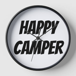 Reloj Título: Feliz Campista Aventura Divertida de Campi