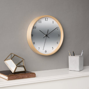 Reloj Tonos modernos de moda plateada