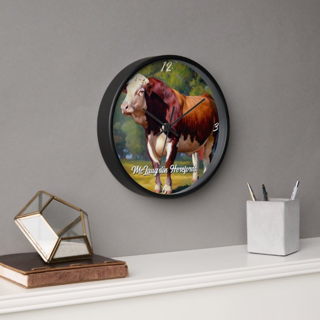 Reloj Toro Hereford Hermoso (Oficina)