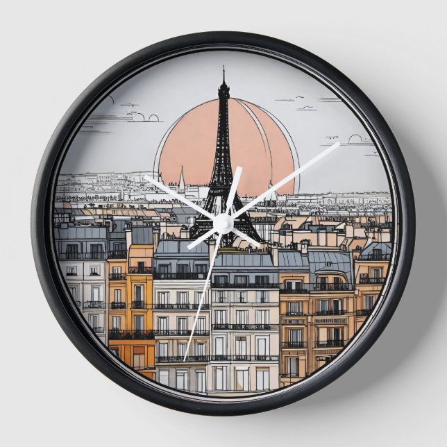 Reloj Torre Eiffel de París (Anverso)