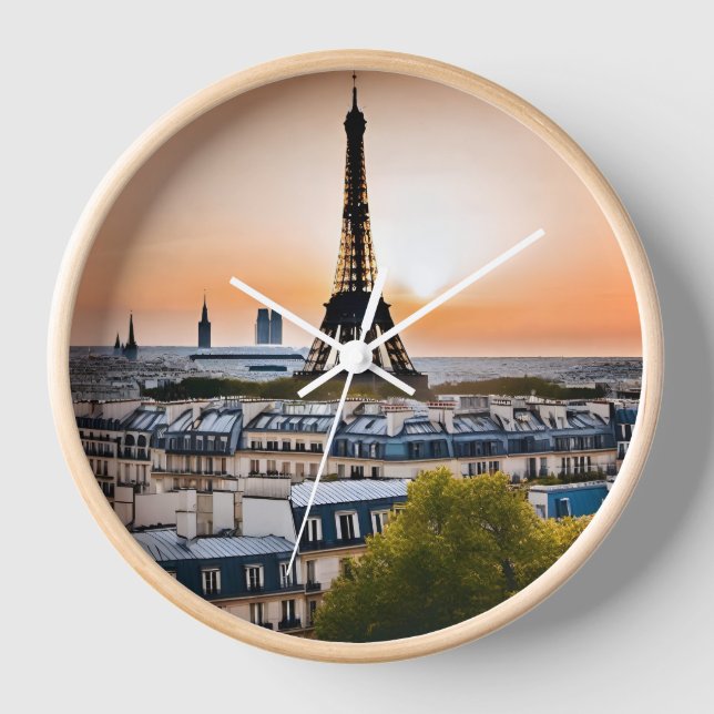 Reloj Torre Eiffel de París (Anverso)