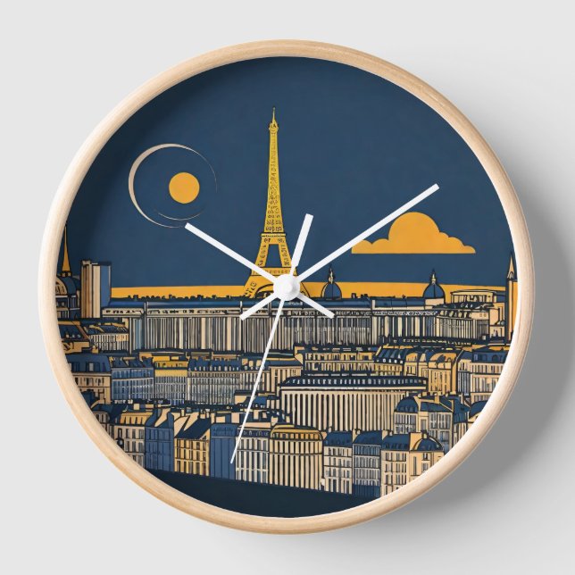 Reloj Torre Eiffel de París (Anverso)